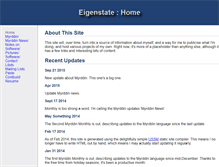 Tablet Screenshot of eigenstate.org